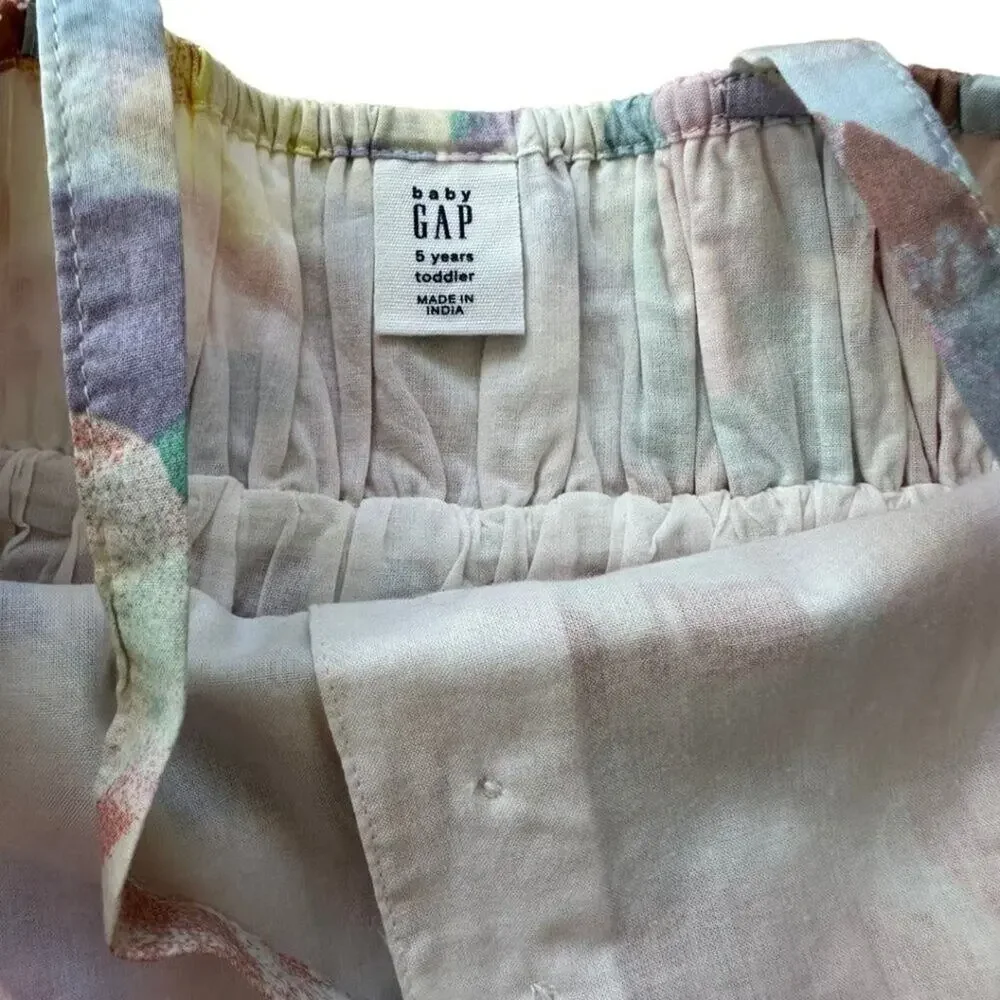 Baby Gap Sleeveless Top Print Lilac, Orange 5T